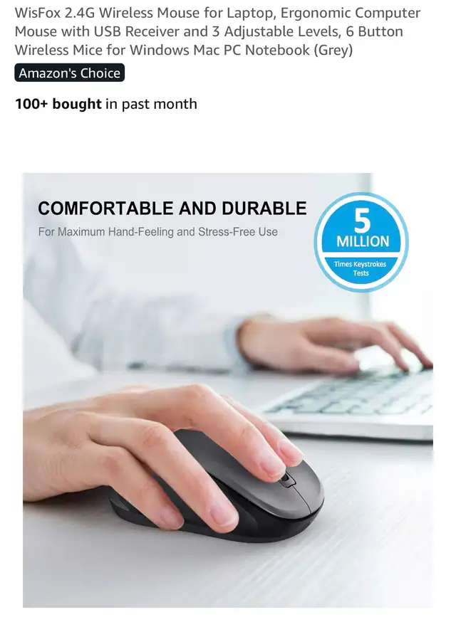 Wireless Mouse in Mice, Keyboards & Webcams in Markham / York Region - Image 6