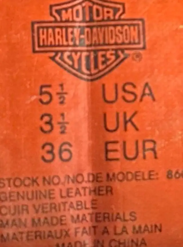 Harley Davidson Riding Boots Ladies 6-7 in Women's - Shoes in Calgary - Image 3