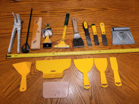 Tools for drywall,  flooring,  painting 