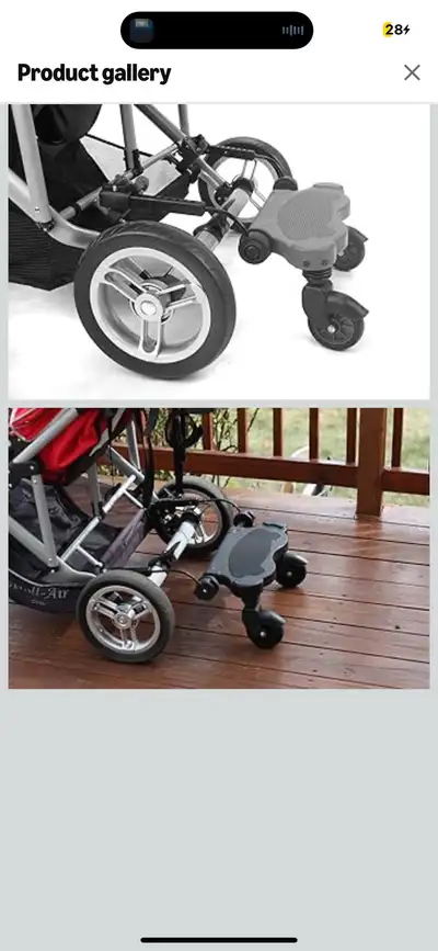Stroller Riding Attachment, View more