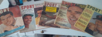 5 Older Sport Magazines, Joe DiMaggio Frank Robinson Tommy Davis