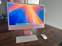 M1 iMac 24" 4 Port W/Touch ID Keyboard+Mouse