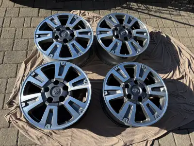 Price is firm Rims in good condition overall. Came off a 2017 Toyota tundra will work on tundra up t...