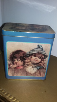 Vintage decorative Tin Box