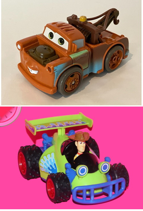 SHAKE N GO CARS by FISHER PRICE TOW MATER TRUCK & COWBOY WOODY | Toys ...