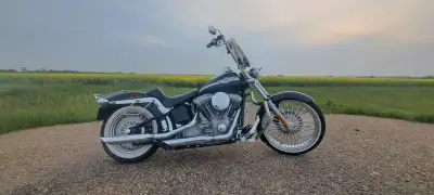Clean, well-built Softail with quality upgrades throughout. Ready to ride reliable, and sounds exact...