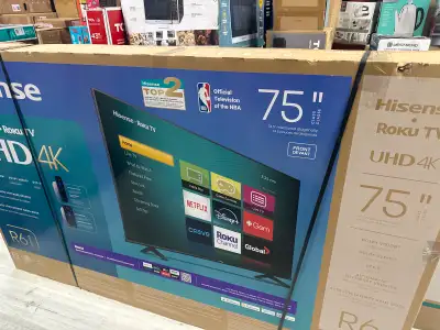 Hisense 75" Roku TV, View more