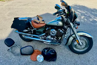2001 Yamaha V-Star 650 Classic – Ready to Ride! Price: $3500 Kilometers: 36,210 km Style: Cruiser Co...