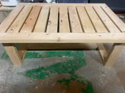 custom hand made out door coffe table , View more