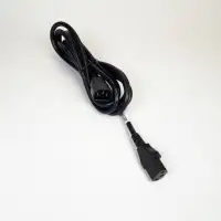 Extension Of Standard Power Cable 18AWG 10 Ft Length Black K6009