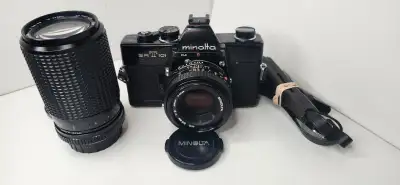 Professionally Serviced Minolta SRT 101 from 1966..........(Black Version) MD 50mm / f 1:2 lens Imag...