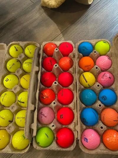 coloured golf balls, View more