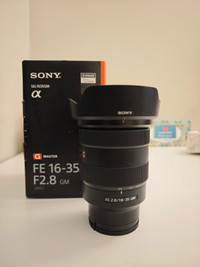 Sony FE16-35mm F2.8GM lens like new