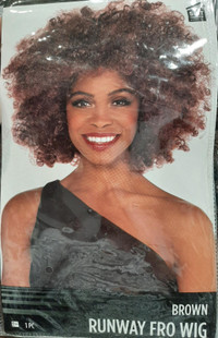 New brown RUNWAY FRO WIG