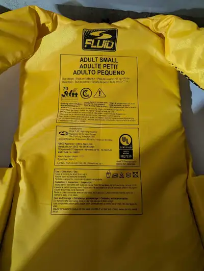 Adult small life jackets. Asking $30.