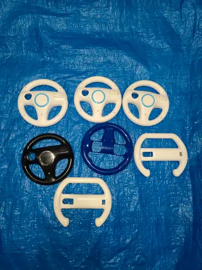 These are Nintendo wii racing wheels. Selling each for $10. Contact me if interested check my other...