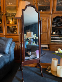 Bombay standing mirror **Not a full size mirror  31” tall