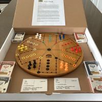 Fast Track Aggravation Marbles type game boards.