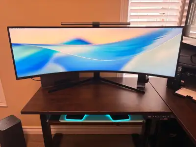 SAMSUNG 49” Odyssey Neo G9 4K Curved Ultrawide Monitor, View more