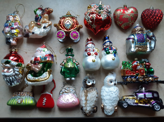 Boules de Noël de collection dans Art et objets de collection  à Ville de Québec