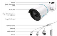 Reolink 5MP Outdoor POE IP Dome Camera IR Night Vision Audio Rec