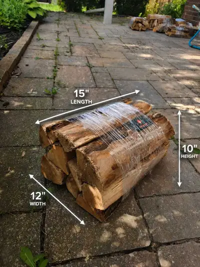 Guaranteed easy to light and strong burning firewood ! Multiple bundles available! Premium dry hardw...