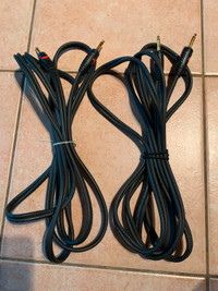 Speaker Cables 1/4" Plug