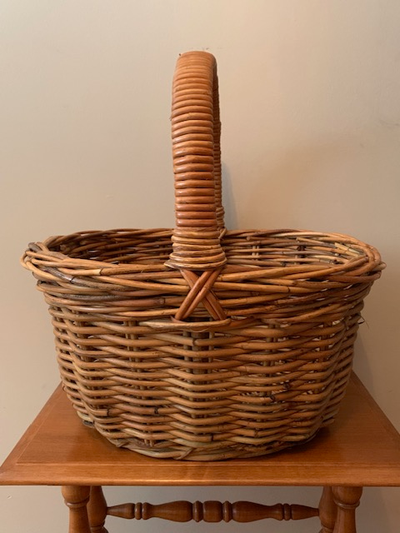 Wicker Vintage Baskets Very Large  (2 diff.styles), View more
