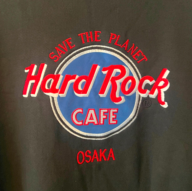 Hard Rock Cafe Osaka, Japan 'Save The Planet' Logo Sweatshirt! in Men's in Calgary - Image 3