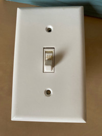 Toggle light switches and wall plates 