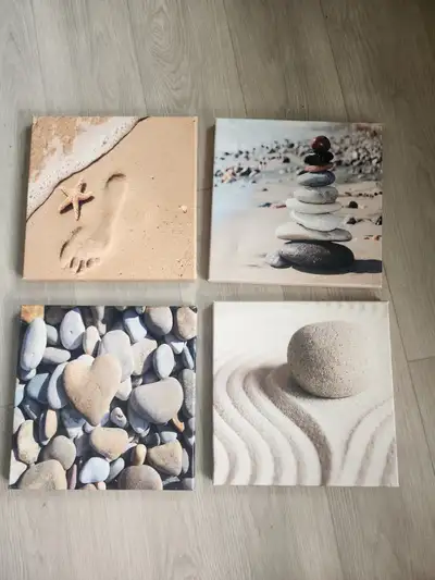 Beautiful set of zen wall art for any space, View more