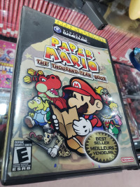 Nintendo Gamecube game: Paper Mario-The Thousand Year Door