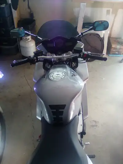 This bike has a v four engine it spins freely and smoothly It is fast and fun, very stable, agile an...