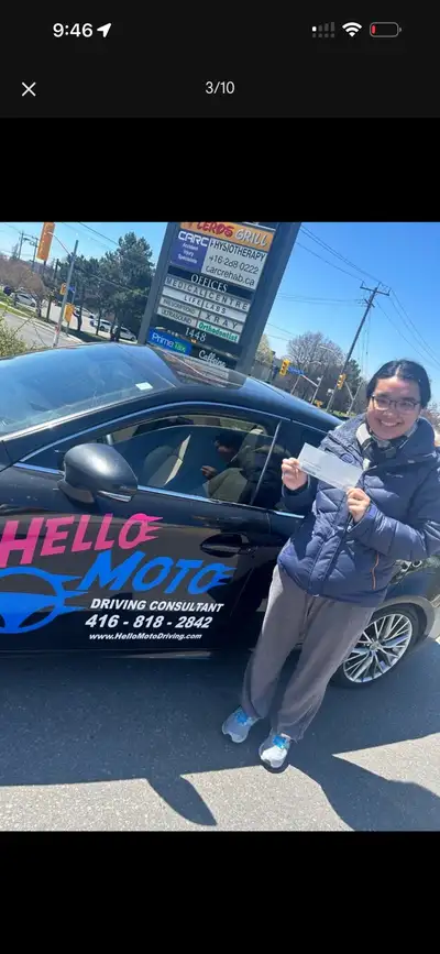 Driving lessons w/Female EX-EXAMINER, car for test, View more
