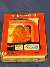 Bert Kaempfert & James Last Easy Listening 8 Track Tape