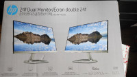 HP-24f Dual Monitor 23.8in Diagonal (2 monitors)