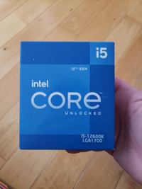 Intel core i5-12600k for sale, brand new, sealed. $200