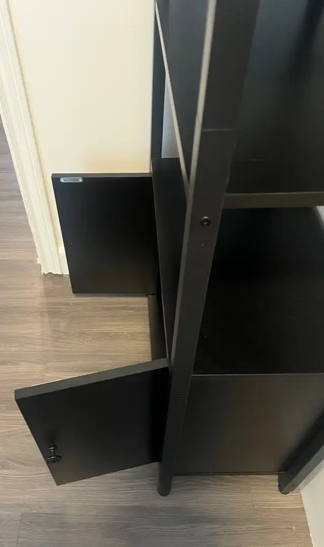 5ft 10” Tall Black Shelf / Bookcase $80 - OBO in Bookcases & Shelving Units in Barrie - Image 4