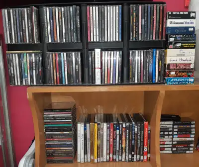 ** Music CDs, Cassettes, VHS, DVDs, & Blu-Ray!! **, View more