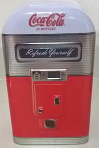 Vintage  Coca-Cola "Refresh Yourself" Vending Machine Tin