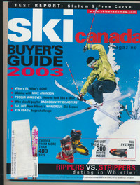 ORIGINAL SKI CANADA BUYER'S GUIDE 2003 MAGAZINE FALL ANNUAL 2002