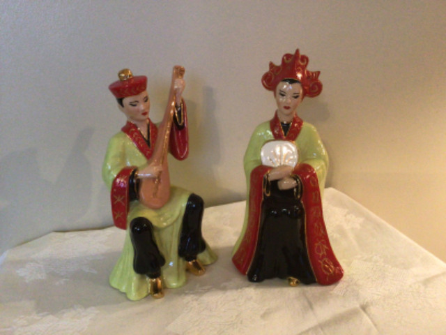 Asian Pair Figurines in Arts & Collectibles in Edmonton