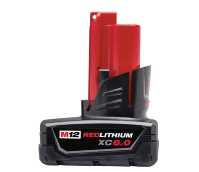 Milwaukee Tool 12V M12 Lithium-Ion Extended Capacity (XC) 6.0 Ah, View more