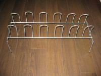VINTAGE METAL SHOE RACK HOLDER FOR 6 PAIRS OF SHOES