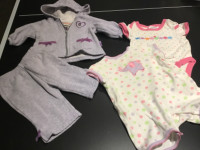 Infant girls clothing size 3/6 months plus toys
