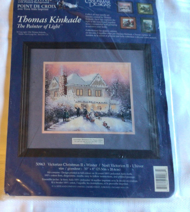 Thomas Kinkade cross stitch kit unopened  in Hobbies & Crafts in Thunder Bay