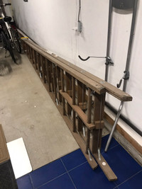 Very well built, sturdy 12’ wood ladder