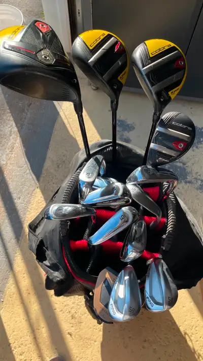 ENSEMBLE DE GOLF COMPLET – COMME NEUF – COBRA & PING - GAUCHER, View more