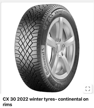 I bought a new car and am selling my two year old cx 30 winter tyres on steel rims. The following is...