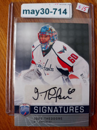 2008-09 UD Be a Player Signatures Jose Theodore #S-TH Autograph